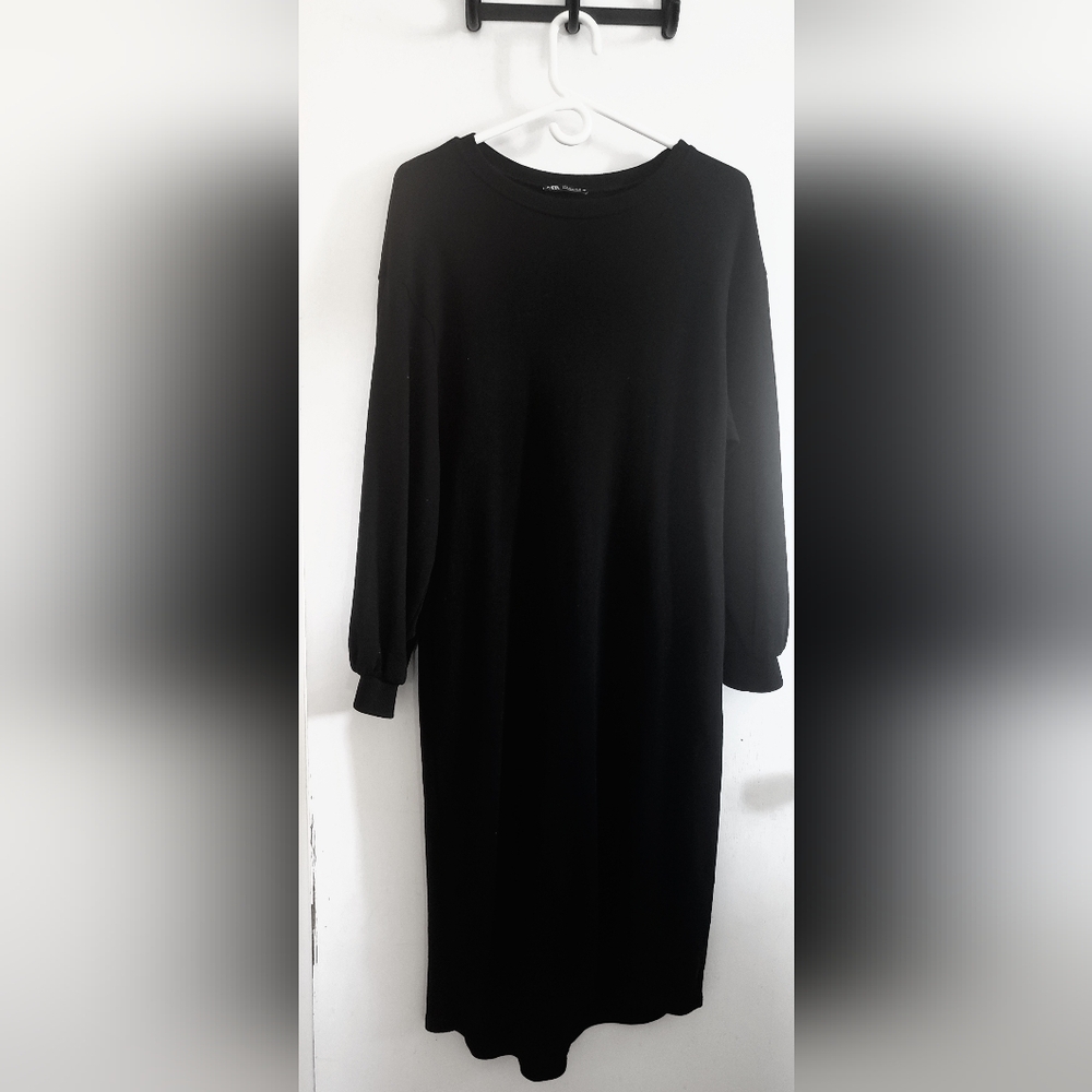 Zara Black Long Oversized Dress
